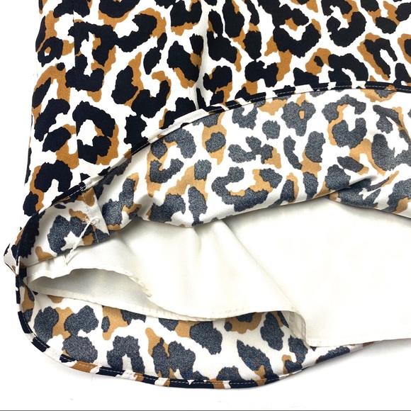 •J. Crew Factory leopard scalloped cami• Size 4 - Picture 5 of 9